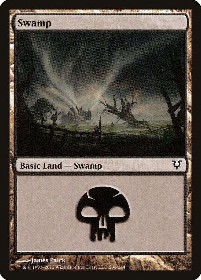 Swamp (236) [Avacyn Restored] - PCA Designer Toys