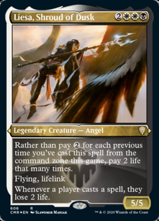 Liesa, Shroud of Dusk (Etched) [Commander Legends] - PCA Designer Toys
