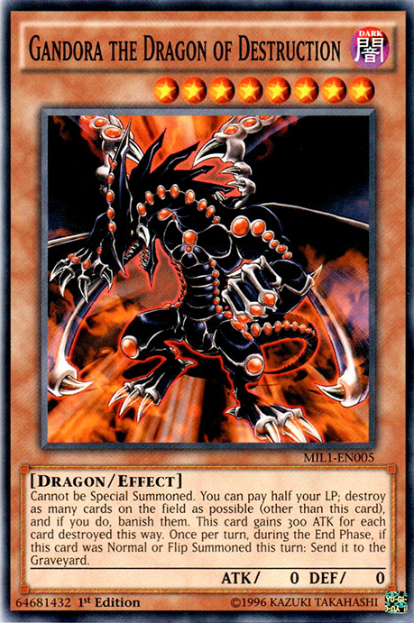 Gandora the Dragon of Destruction [MIL1-EN005] Common - PCA Designer Toys
