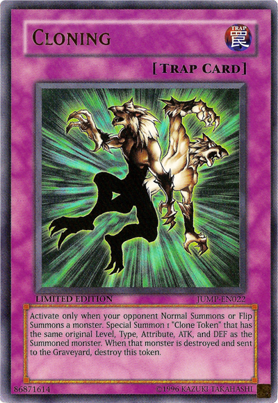 Cloning [JUMP-EN022] Ultra Rare - PCA Designer Toys