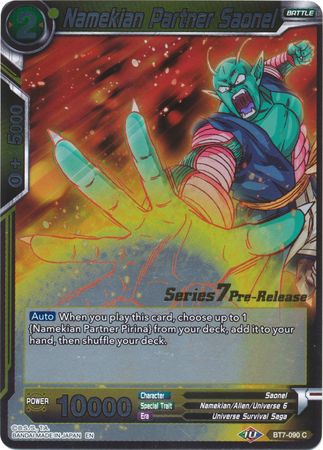Namekian Partner Saonel (BT7-090_PR) [Assault of the Saiyans Prerelease Promos] - PCA Designer Toys
