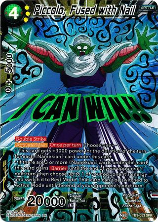 Piccolo, Fused with Nail (SPR) (TB3-053_SPR) [Clash of Fates] - PCA Designer Toys
