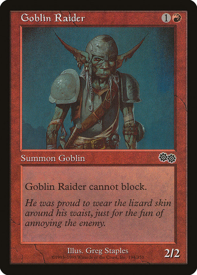 Goblin Raider [Urza's Saga] - PCA Designer Toys