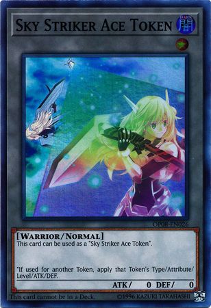Sky Striker Ace Token [OP08-EN026] Super Rare - PCA Designer Toys