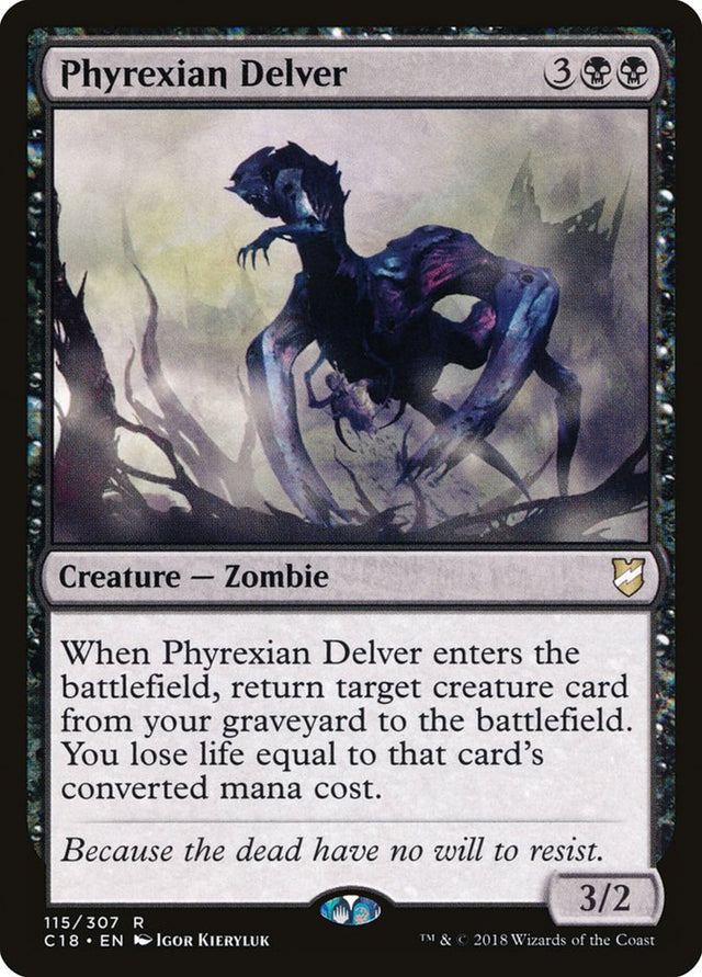 Phyrexian Delver [Commander 2018] - PCA Designer Toys