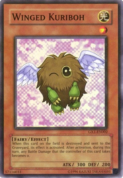 Winged Kuriboh [GX1-EN002] Super Rare - PCA Designer Toys
