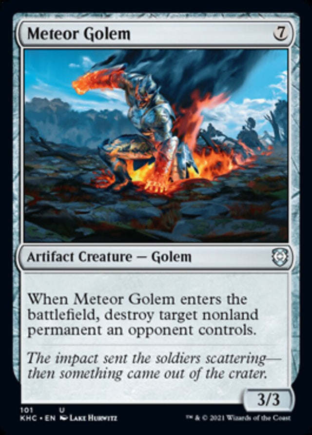 Meteor Golem [Kaldheim Commander] - PCA Designer Toys