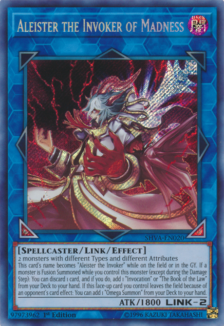 Aleister the Invoker of Madness [SHVA-EN020] Secret Rare - PCA Designer Toys