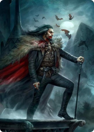 Dracula, Blood Immortal Art Card [Innistrad: Crimson Vow Art Series] - PCA Designer Toys