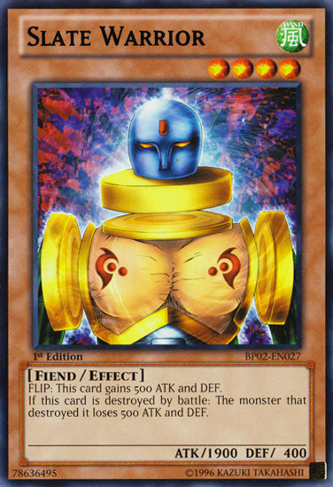 Slate Warrior [BP02-EN027] Rare - PCA Designer Toys