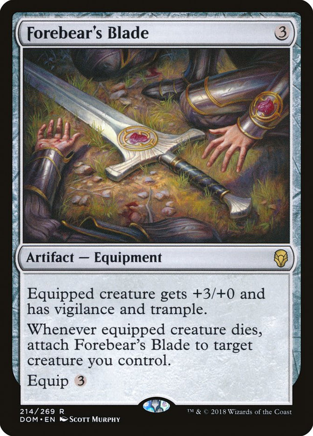 Forebear's Blade [Dominaria] - PCA Designer Toys