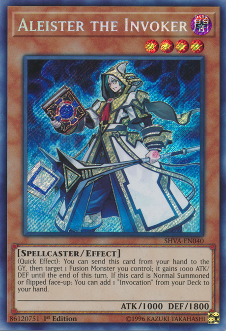 Aleister the Invoker [SHVA-EN040] Secret Rare - PCA Designer Toys