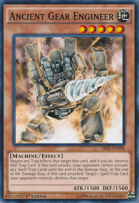 Ancient Gear Engineer [SR03-EN008] Common - PCA Designer Toys