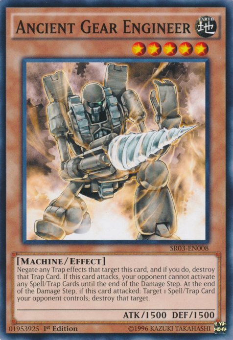 Ancient Gear Engineer [SR03-EN008] Common - PCA Designer Toys