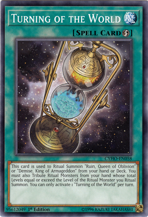 Turning of the World [CYHO-EN058] Common - PCA Designer Toys