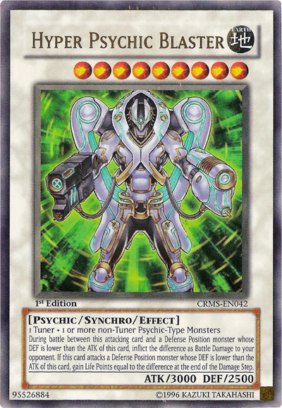Hyper Psychic Blaster [CRMS-EN042] Ultra Rare - PCA Designer Toys