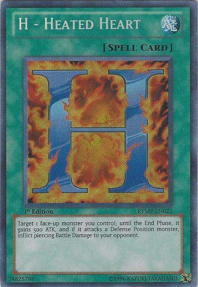 H - Heated Heart [RYMP-EN023] Secret Rare - PCA Designer Toys