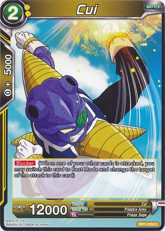 Cui (BT1-105) [Galactic Battle] - PCA Designer Toys