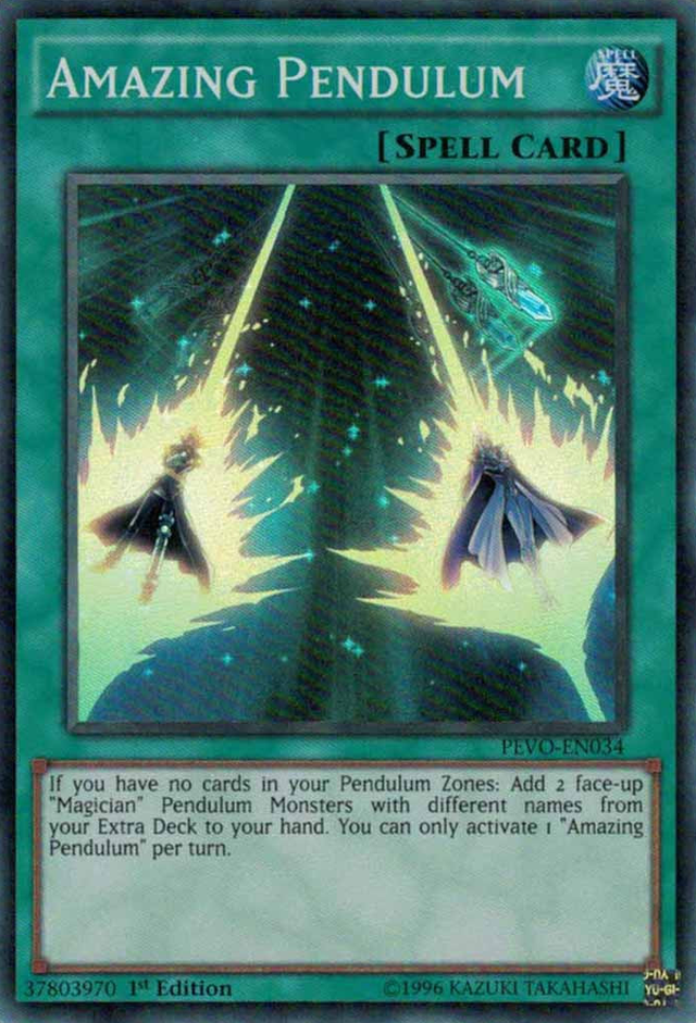 Amazing Pendulum [PEVO-EN034] Super Rare - PCA Designer Toys