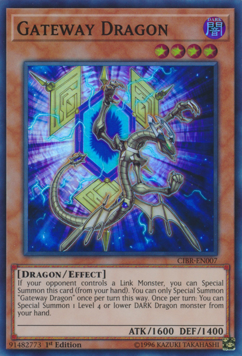 Gateway Dragon [CIBR-EN007] Super Rare - PCA Designer Toys