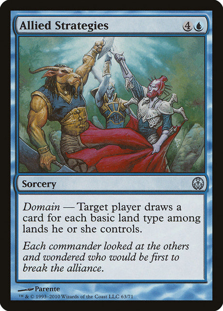 Allied Strategies [Duel Decks: Phyrexia vs. the Coalition] - PCA Designer Toys