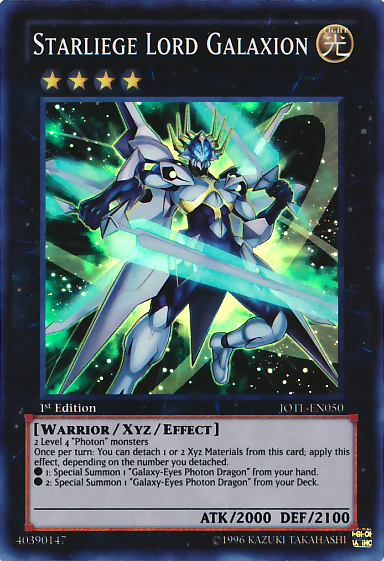 Starliege Lord Galaxion [JOTL-EN050] Super Rare - PCA Designer Toys