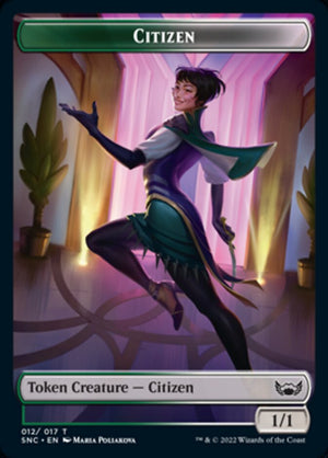 Food // Citizen Double-sided Token [Streets of New Capenna Commander Tokens] - PCA Designer Toys
