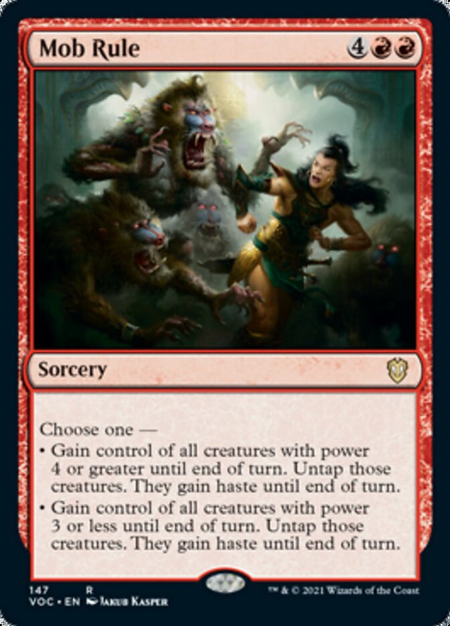 Mob Rule [Innistrad: Crimson Vow Commander] - PCA Designer Toys