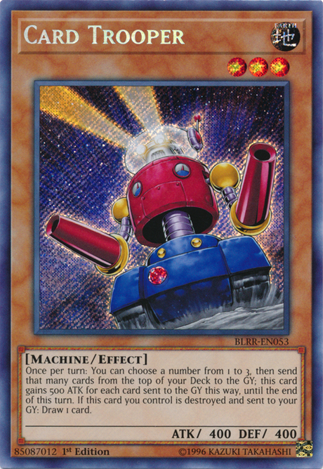 Card Trooper [BLRR-EN053] Secret Rare - PCA Designer Toys