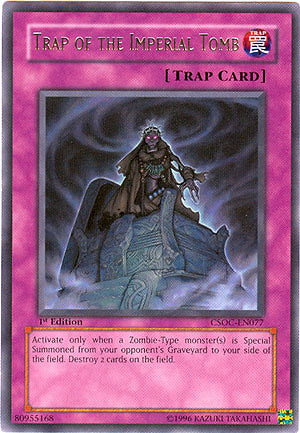 Trap of the Imperial Tomb [CSOC-EN077] Rare - PCA Designer Toys