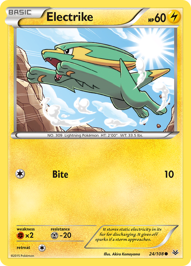 Electrike (24/108) [XY: Roaring Skies] - PCA Designer Toys