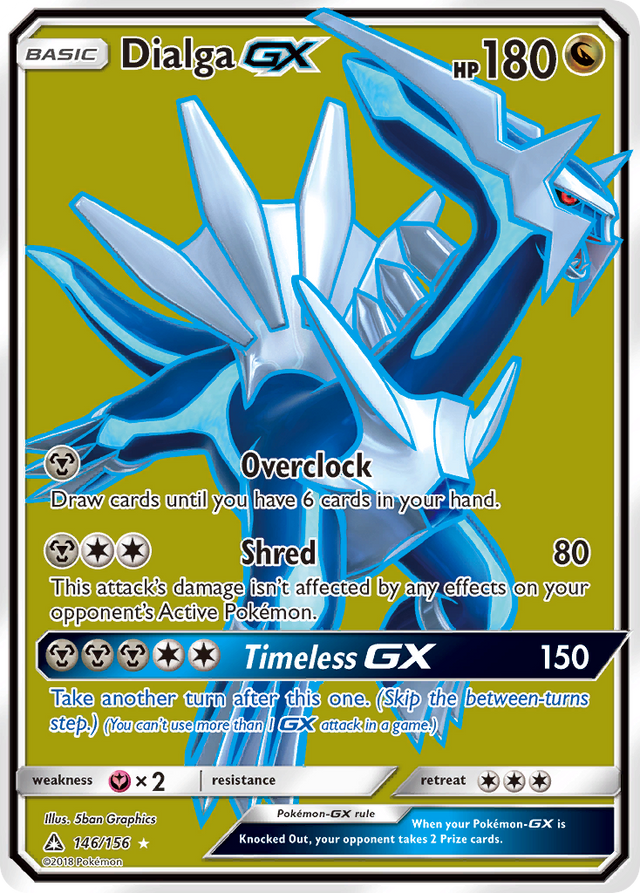 Dialga GX (146/156) [Sun & Moon: Ultra Prism] - PCA Designer Toys