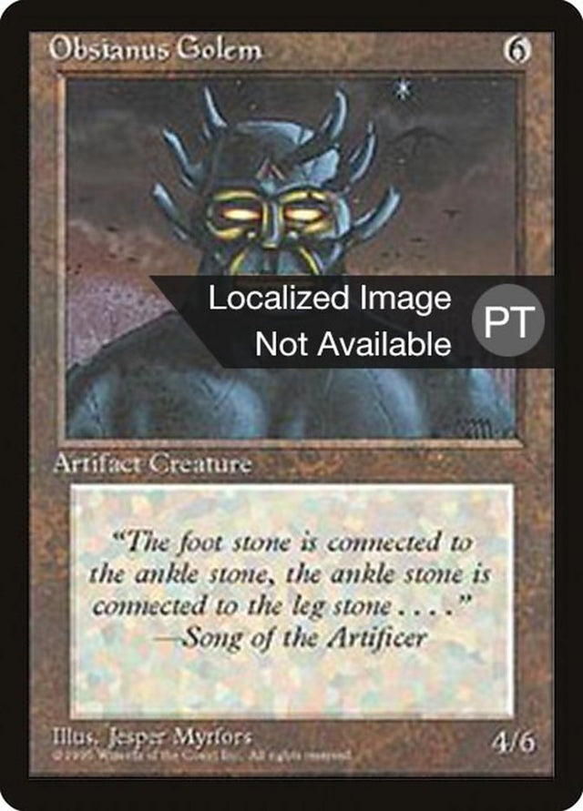 Obsianus Golem [Fourth Edition (Foreign Black Border)]