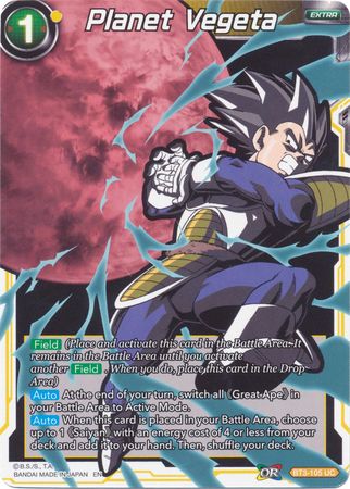 Planet Vegeta (Alternate Art) (BT3-105) [Special Anniversary Set 2020] - PCA Designer Toys
