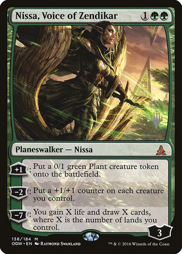 Nissa, Voice of Zendikar (Promo Pack) [Oath of the Gatewatch Promos] - PCA Designer Toys