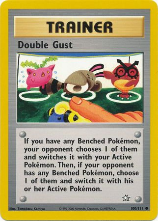 Double Gust (100/111) [Neo Genesis Unlimited] - PCA Designer Toys