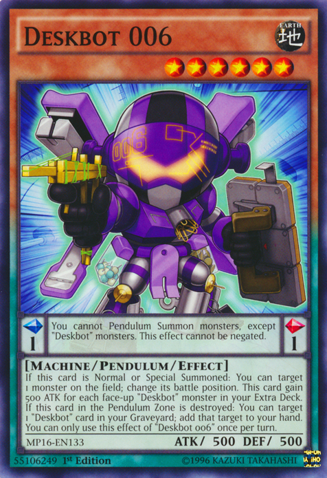Deskbot 006 [MP16-EN133] Common - PCA Designer Toys