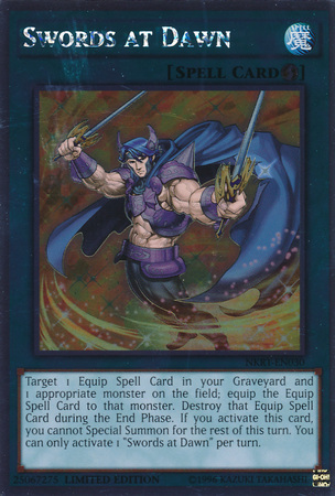 Swords at Dawn [NKRT-EN030] Platinum Rare - PCA Designer Toys
