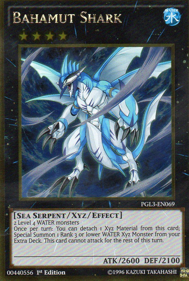 Bahamut Shark [PGL3-EN069] Gold Rare - PCA Designer Toys