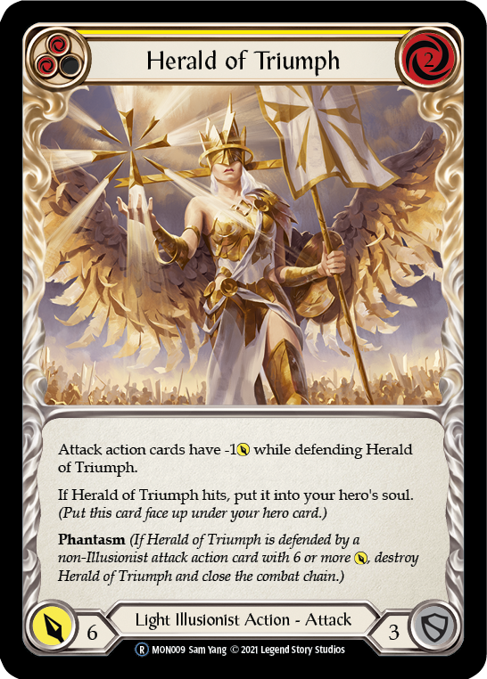Herald of Triumph (Yellow) [U-MON009] (Monarch Unlimited)  Unlimited Normal - PCA Designer Toys