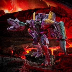 Leader Megatron (Beast) Transformers War for Cybertron Kingdom Action Figure - PCA Designer Toys