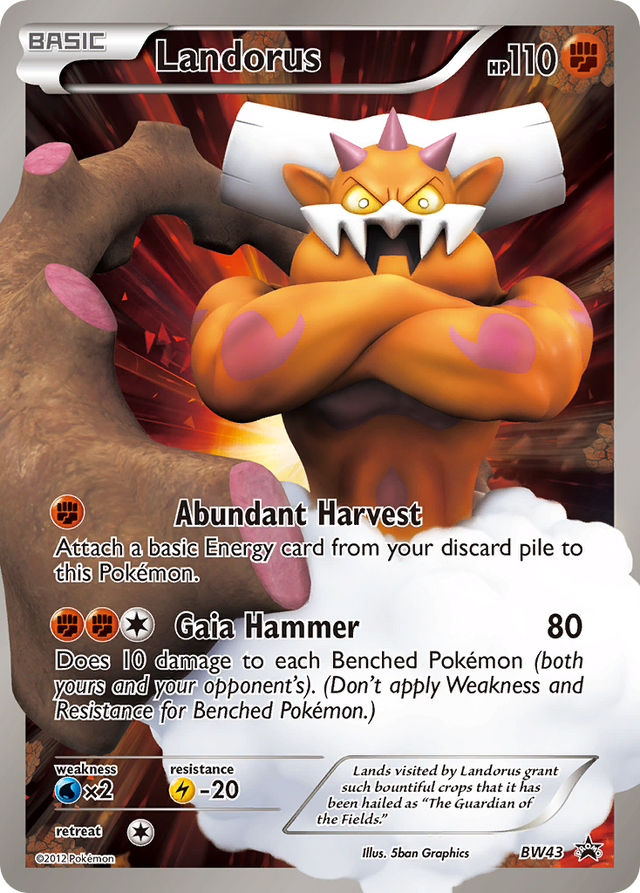 Landorus (BW43) [Black & White: Black Star Promos] - PCA Designer Toys