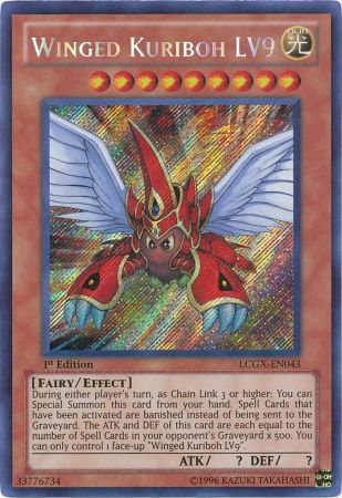 Winged Kuriboh LV9 [LCGX-EN043] Secret Rare - PCA Designer Toys