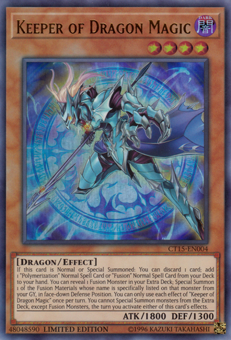 Keeper of Dragon Magic [CT15-EN004] Ultra Rare - PCA Designer Toys