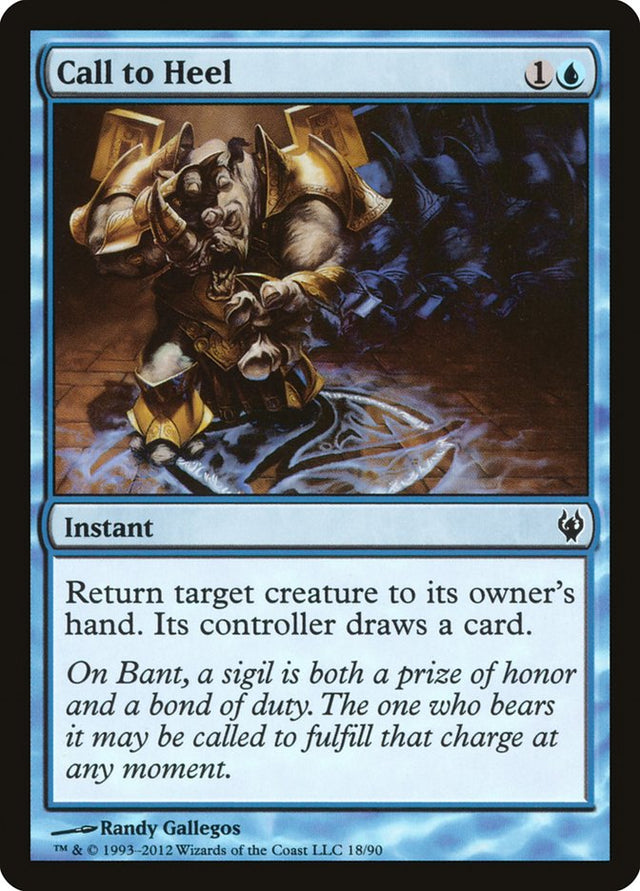 Call to Heel [Duel Decks: Izzet vs. Golgari] - PCA Designer Toys