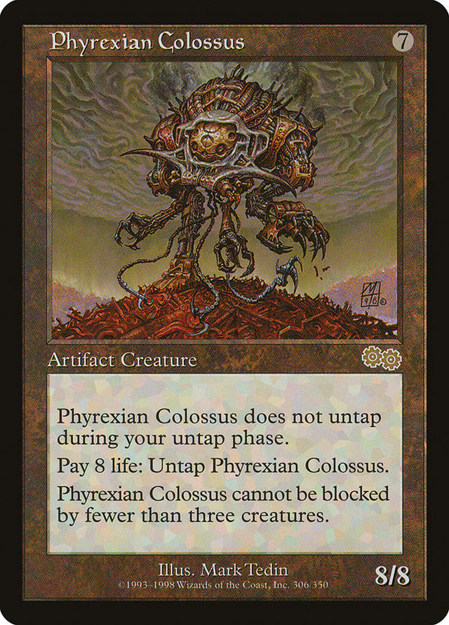 Phyrexian Colossus [Urza's Saga] - PCA Designer Toys