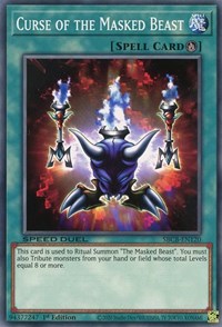 Curse of the Masked Beast [SBCB-EN120] Common - PCA Designer Toys