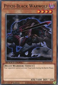 Pitch-Black Warwolf [SBCB-EN178] Common - PCA Designer Toys
