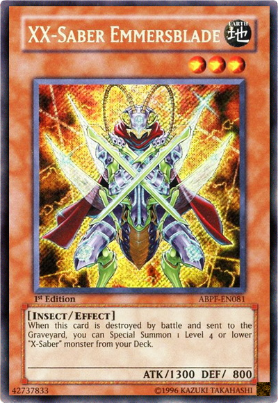 XX-Saber Emmersblade [ABPF-EN081] Secret Rare - PCA Designer Toys