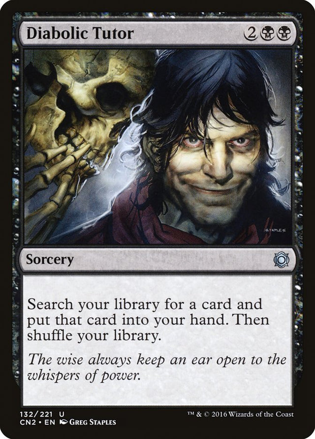 Diabolic Tutor [Conspiracy: Take the Crown] - PCA Designer Toys